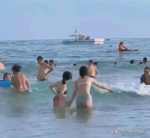 明星美女游泳内裤掉了,内裤意外滑落引热议